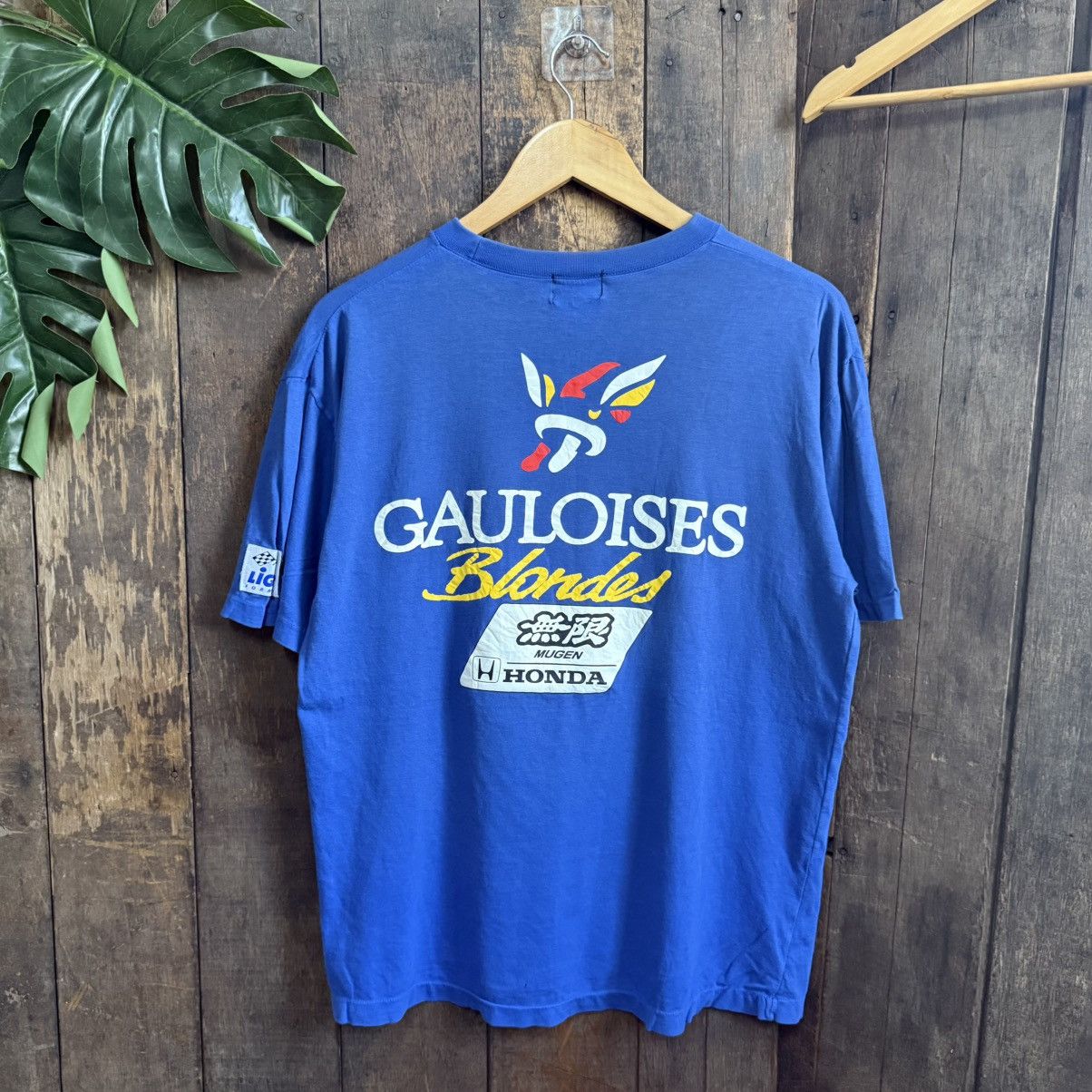 Honda Vintage Honda Gauloises Blondes Tshirt Size US M / EU 48-50 / 2 - 1 Thumbnail