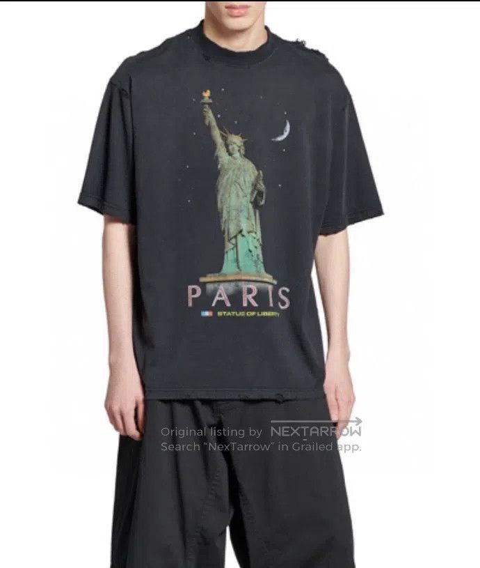 Balenciaga Balenciaga Statue of Liberty Short Sleeve Size US M / EU 48-50 / 2 - 5 Thumbnail