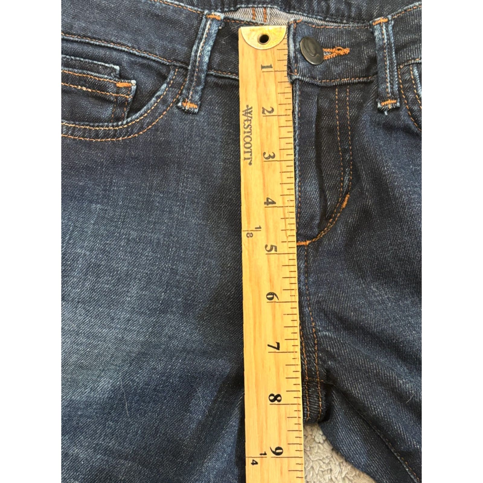 Vintage Joes Jeans Womens 24 Dark Wash Blue Denim Skinny Stretch Casual Pants Jeans 5-Pocket Design Womens Size 42" / US 20 - 5 Thumbnail