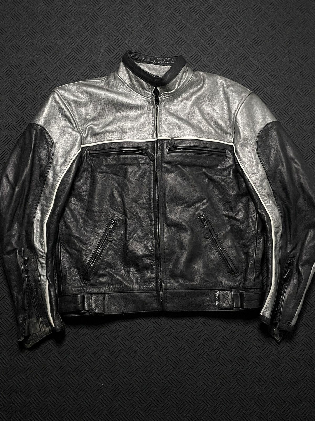 Other Vintage Super Sick 2 Tone Biker Jacket Size US L / EU 52-54 / 3 - 1 Thumbnail