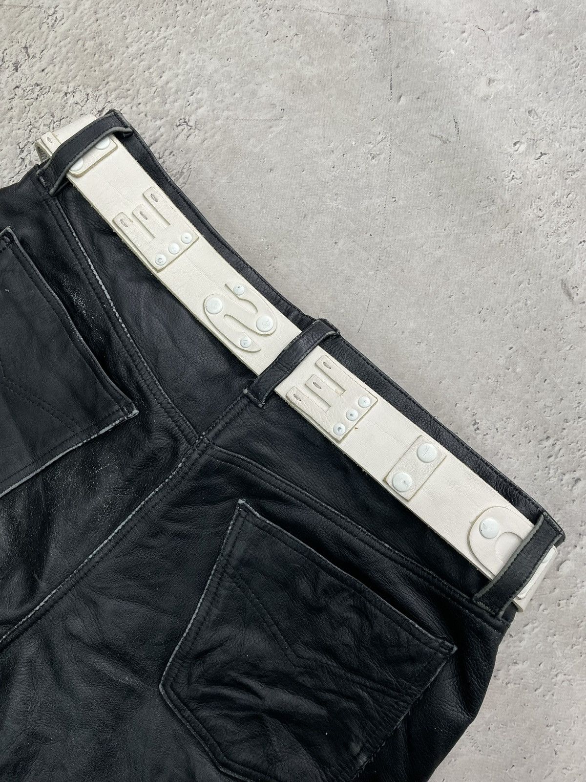 Diesel leather belt diesel big logo Japanese Style Punk Streetwear Size ONE SIZE - 2 Thumbnail