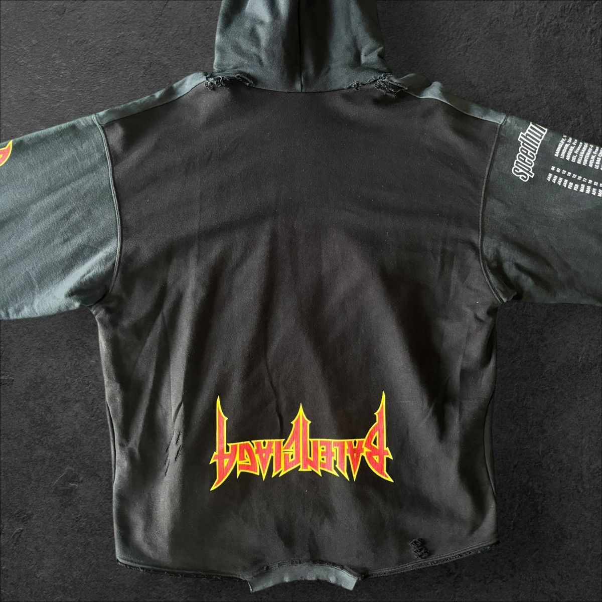 Balenciaga BALENCIAGA SPEED HUNTERS FLAME HOODIE SIZE 5 Size US XL / EU 56 / 4 - 9 Thumbnail
