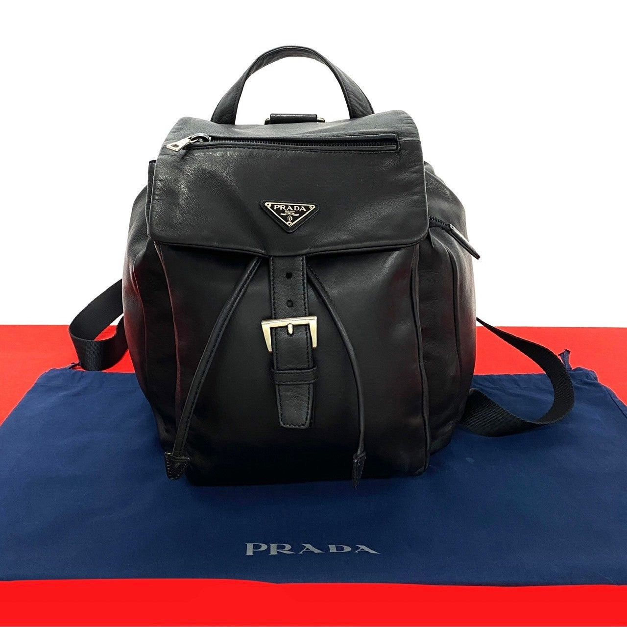 Prada Prada Backpack Black Synthetic Size ONE SIZE - 1 Thumbnail