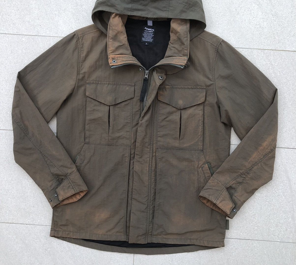 Japanese Brand A Fieldcore Wind and Water Resistant 4 Pocket Field Jacket Size US L / EU 52-54 / 3 - 2 Thumbnail