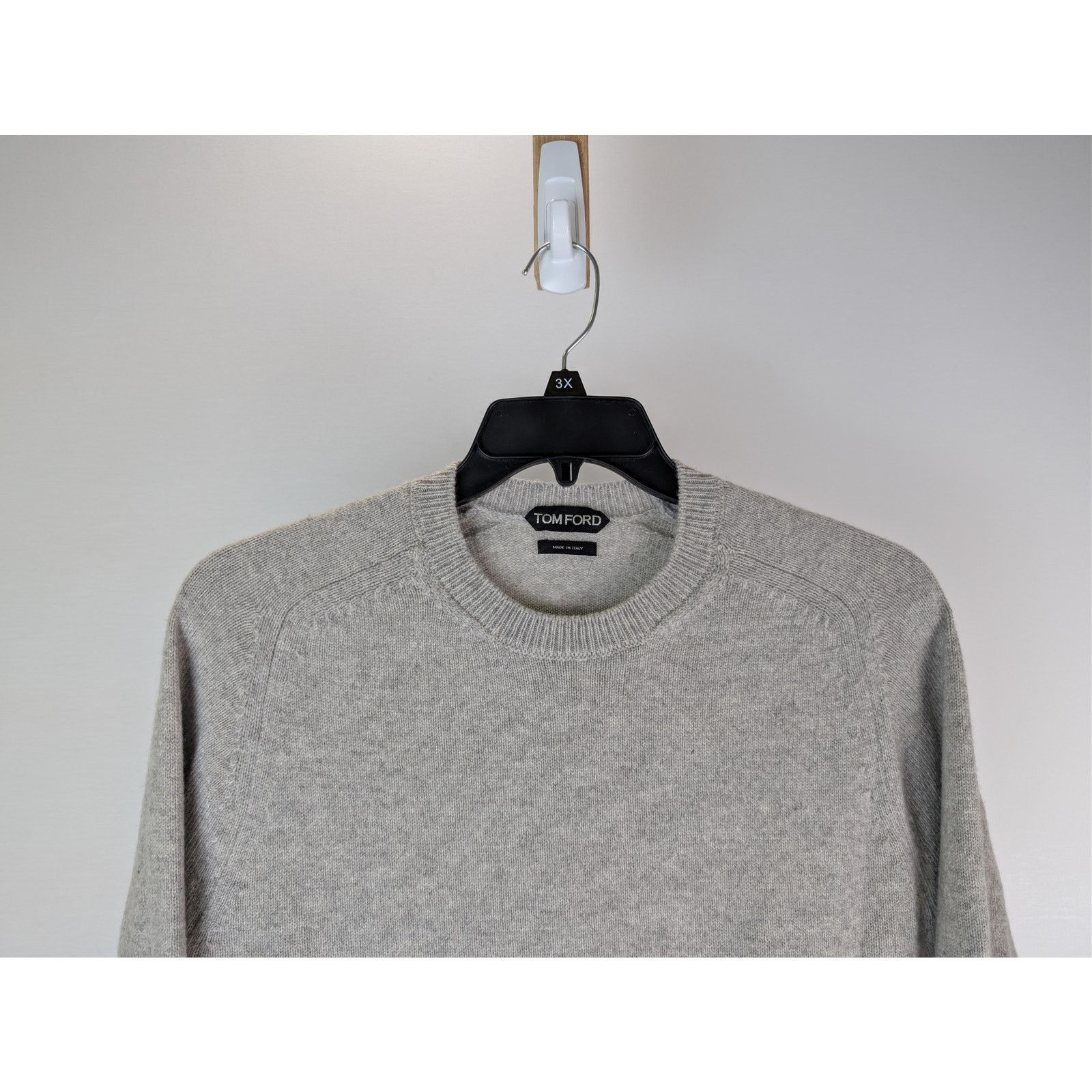 Tom Ford o1rshd1 CC20 cashmere crew-neck sweater in Grey Size US M / EU 48-50 / 2 - 3 Thumbnail