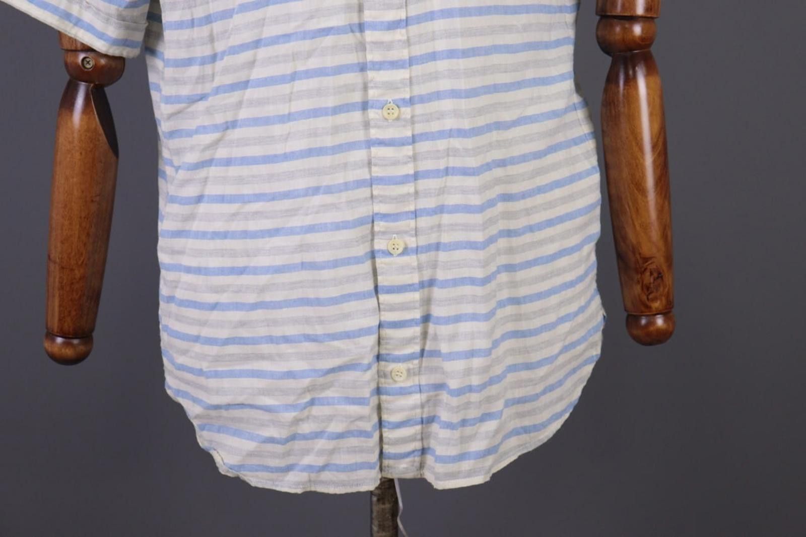 Allsaints AllSaints Multicolor Striped Button Down Shirt Size L Size US L / EU 52-54 / 3 - 3 Thumbnail