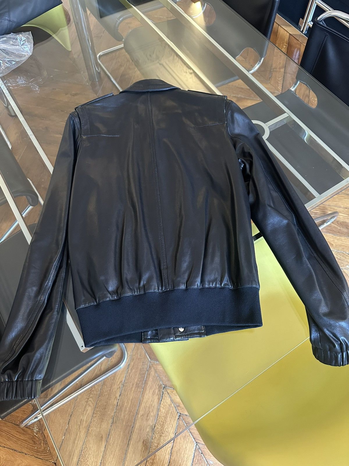 Dior Dior Homme Black leather jacket Size US S / EU 44-46 / 1 - 3 Thumbnail