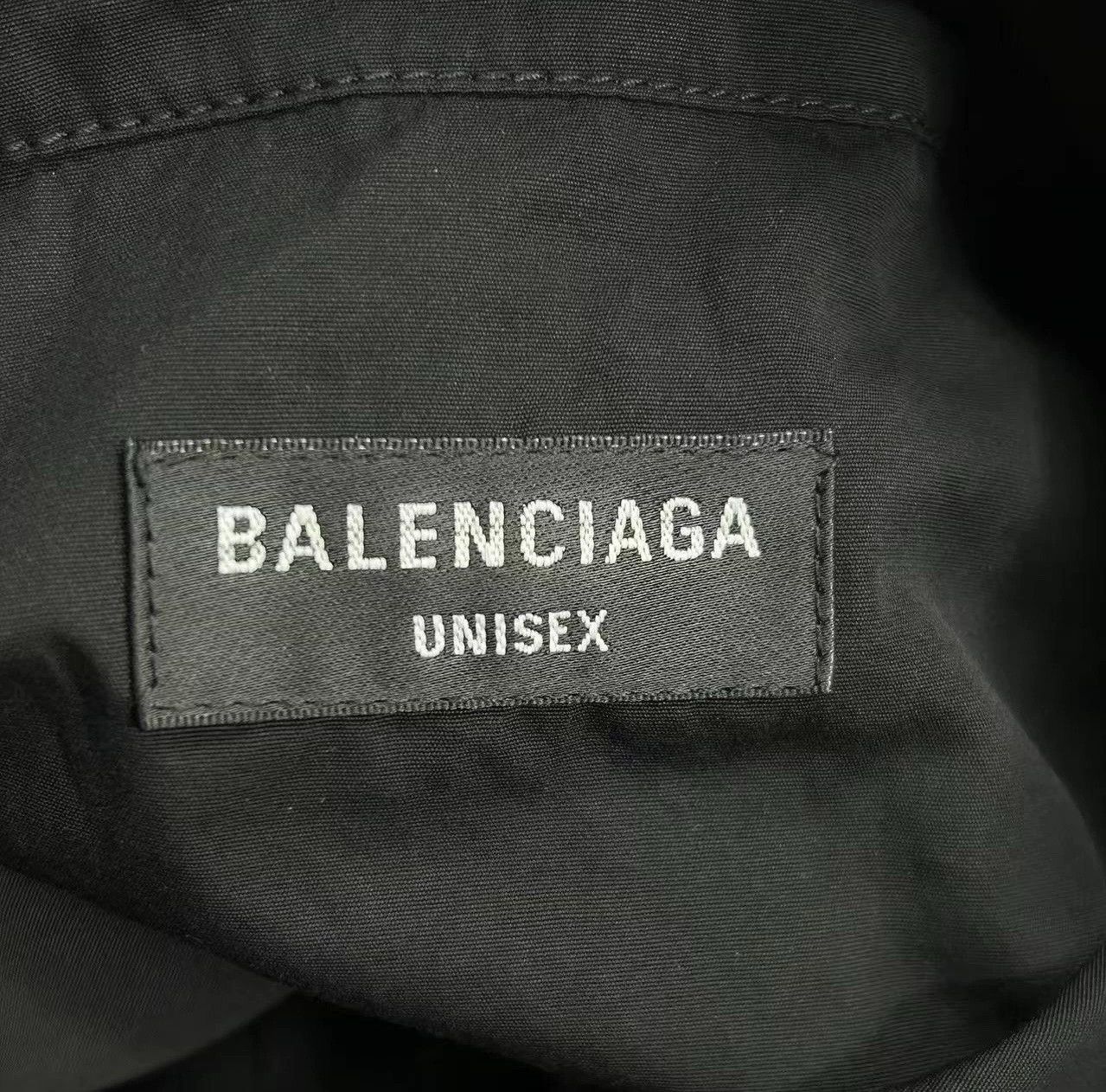 Balenciaga black crystal logo denim jacket by balenciaga Size US M / EU 48-50 / 2 - 3 Thumbnail