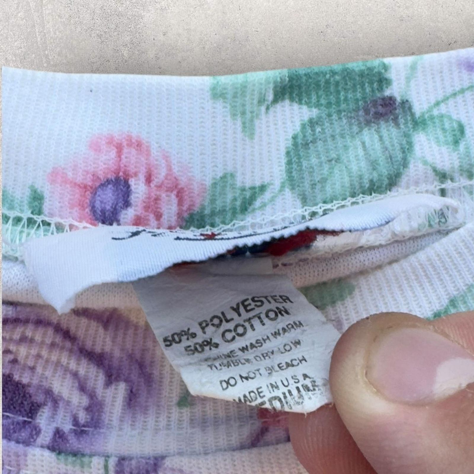 Jordache Vintage 90’s Jordache AOP Floral Print Shirt 💐 Size M / US 6-8 / IT 42-44 - 5 Thumbnail