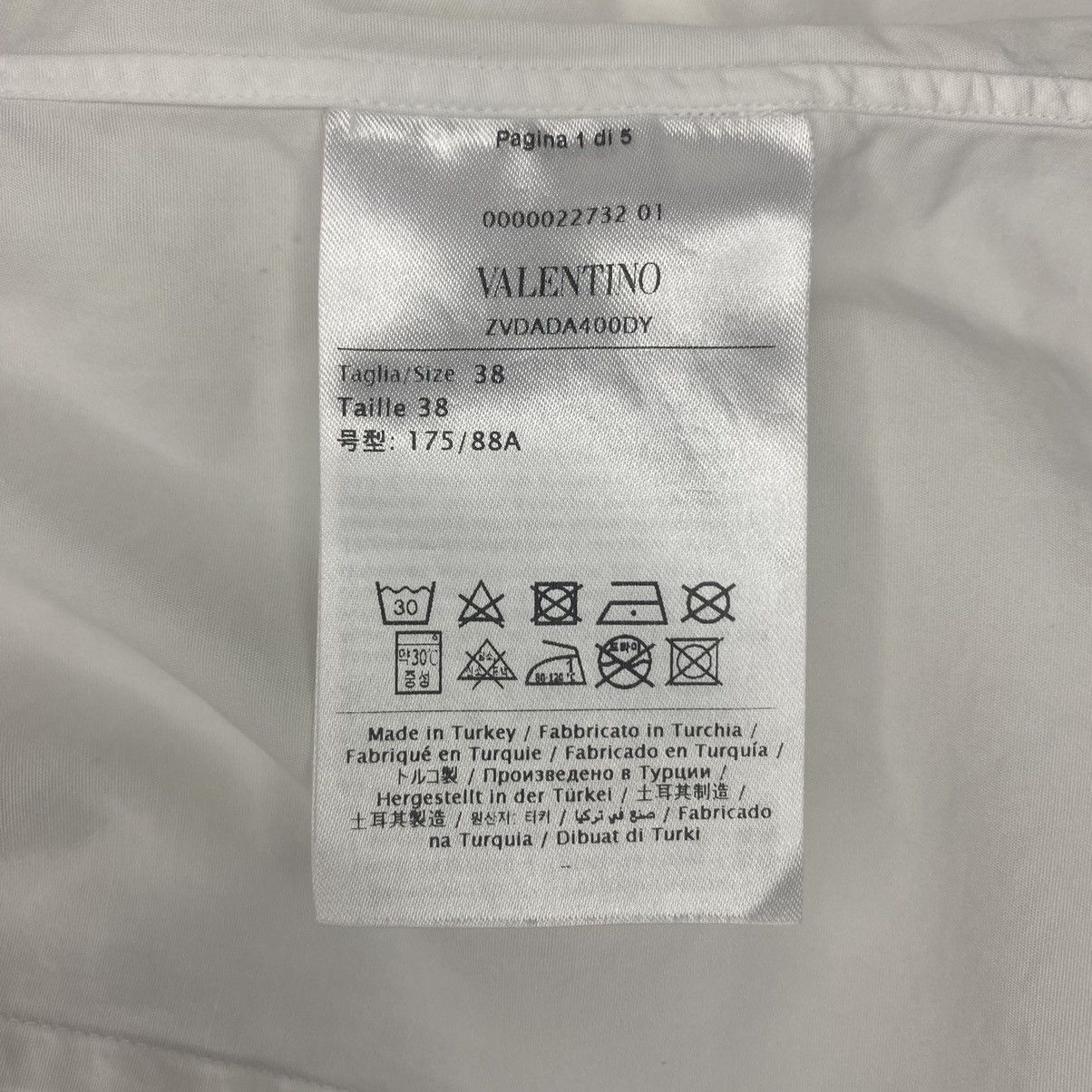 Valentino Valentino Button Down Shirt Size US S / EU 44-46 / 1 - 7 Thumbnail