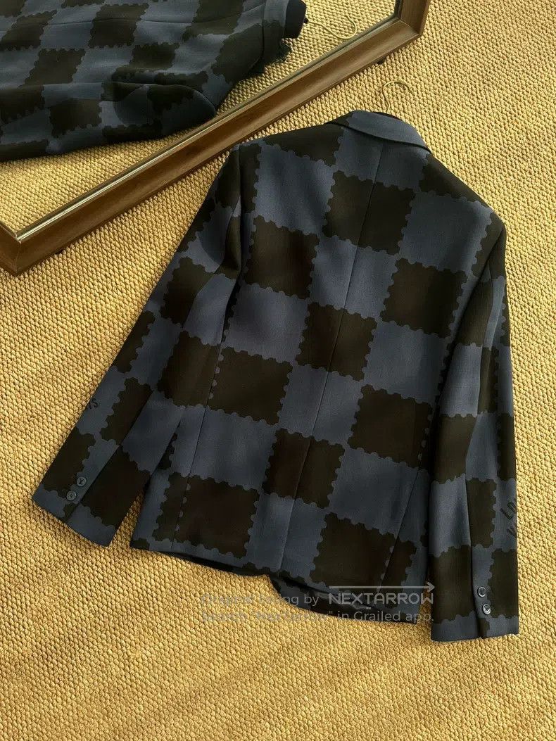 Louis Vuitton Louis Vuitton SS22 Checker Suit Jacket Size US S / EU 44-46 / 1 - 4 Thumbnail