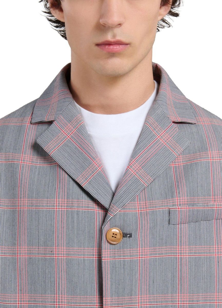 Marni o1w1db10125 Technical Wool Blazer in Multicolor Size US L / EU 52-54 / 3 - 3 Thumbnail