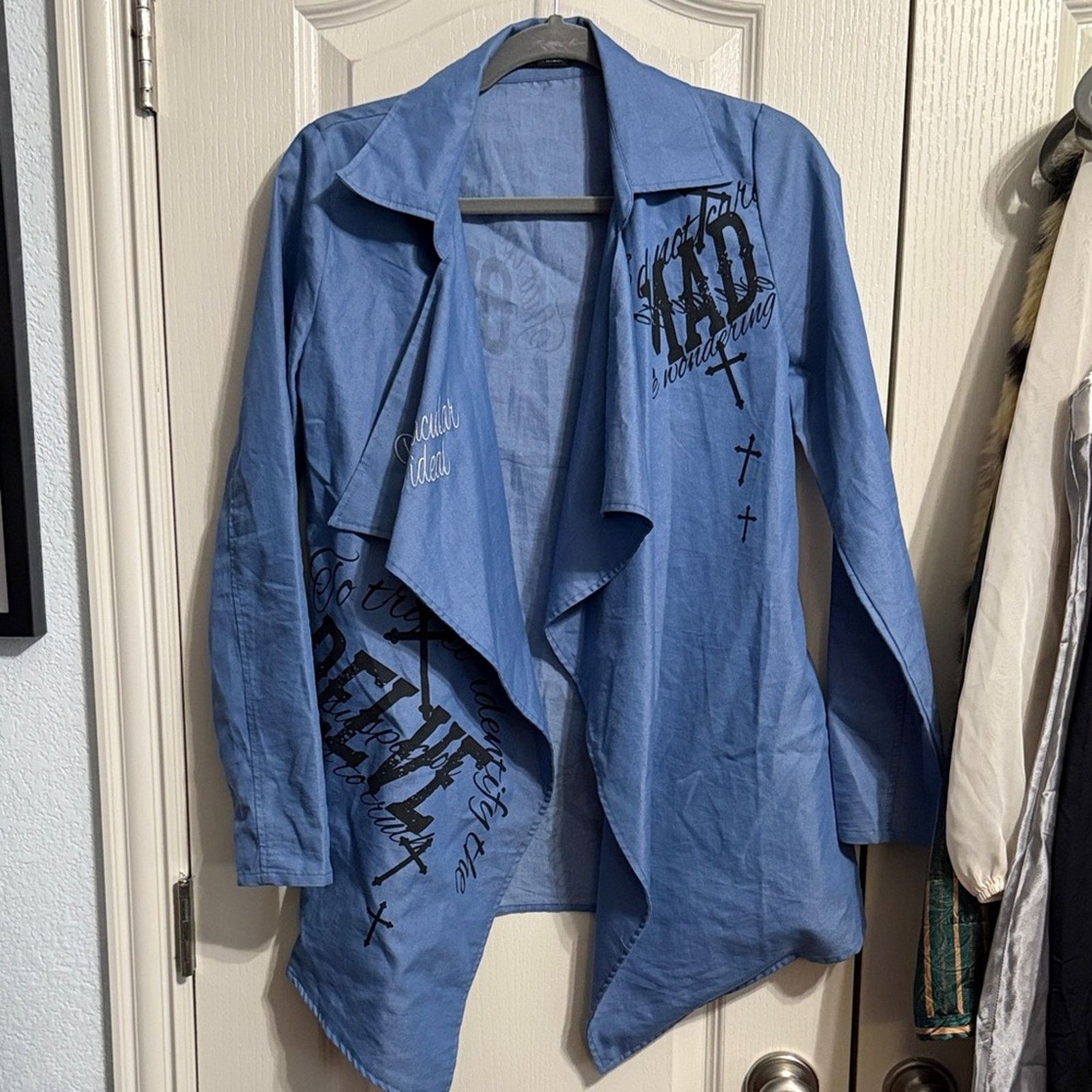 Other Ghost of Harlem Waterfall Jacket Y2K Grunge Avant Garde Size ONE SIZE - 2 Thumbnail