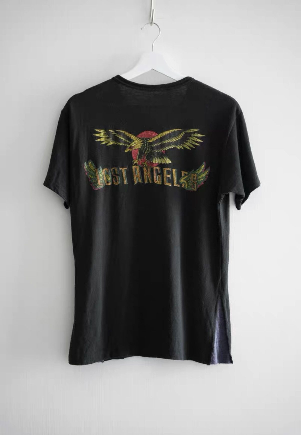 Yohji Yamamoto Yohji Yamamoto 15ss Eagle Print Short Sleeve T-Shirt K4 Size US L / EU 52-54 / 3 - 1 Thumbnail