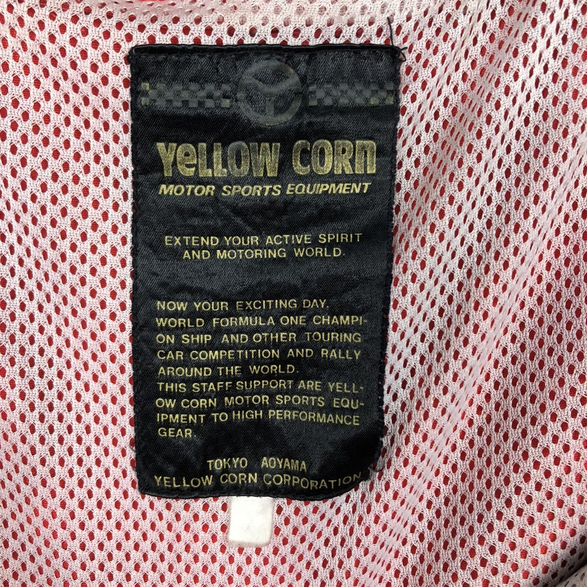 YELLOW CORN VINTAGE RACING JACKET YELLOW CORN BIG LOGO SPELL OUT KADOYA Size US L / EU 52-54 / 3 - 21 Thumbnail