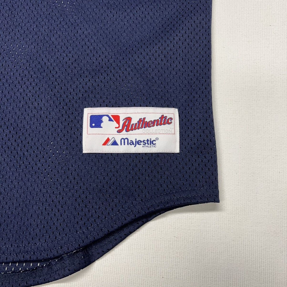 Majestic × New York Yankees × Vintage VTG Yankees Jersey Blue Giambi #25 Majestic MLB Baseball Size US M / EU 48-50 / 2 - 3 Thumbnail