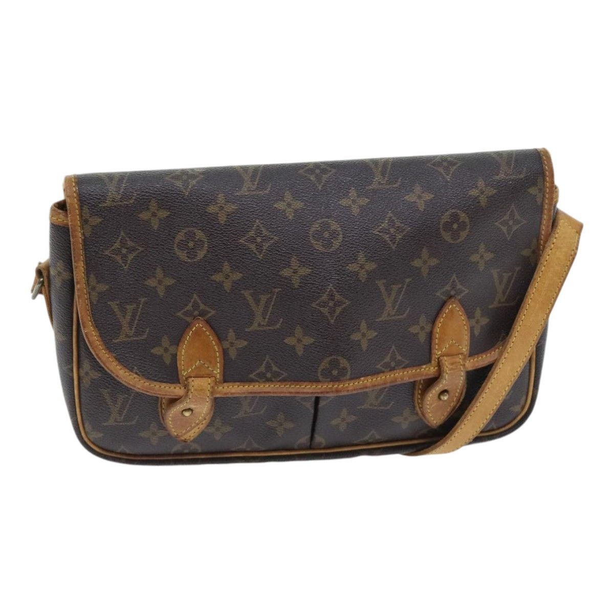 Louis Vuitton LOUIS VUITTON Monogram Gibeciere MM Shoulder Bag M42247 Size ONE SIZE - 1 Thumbnail