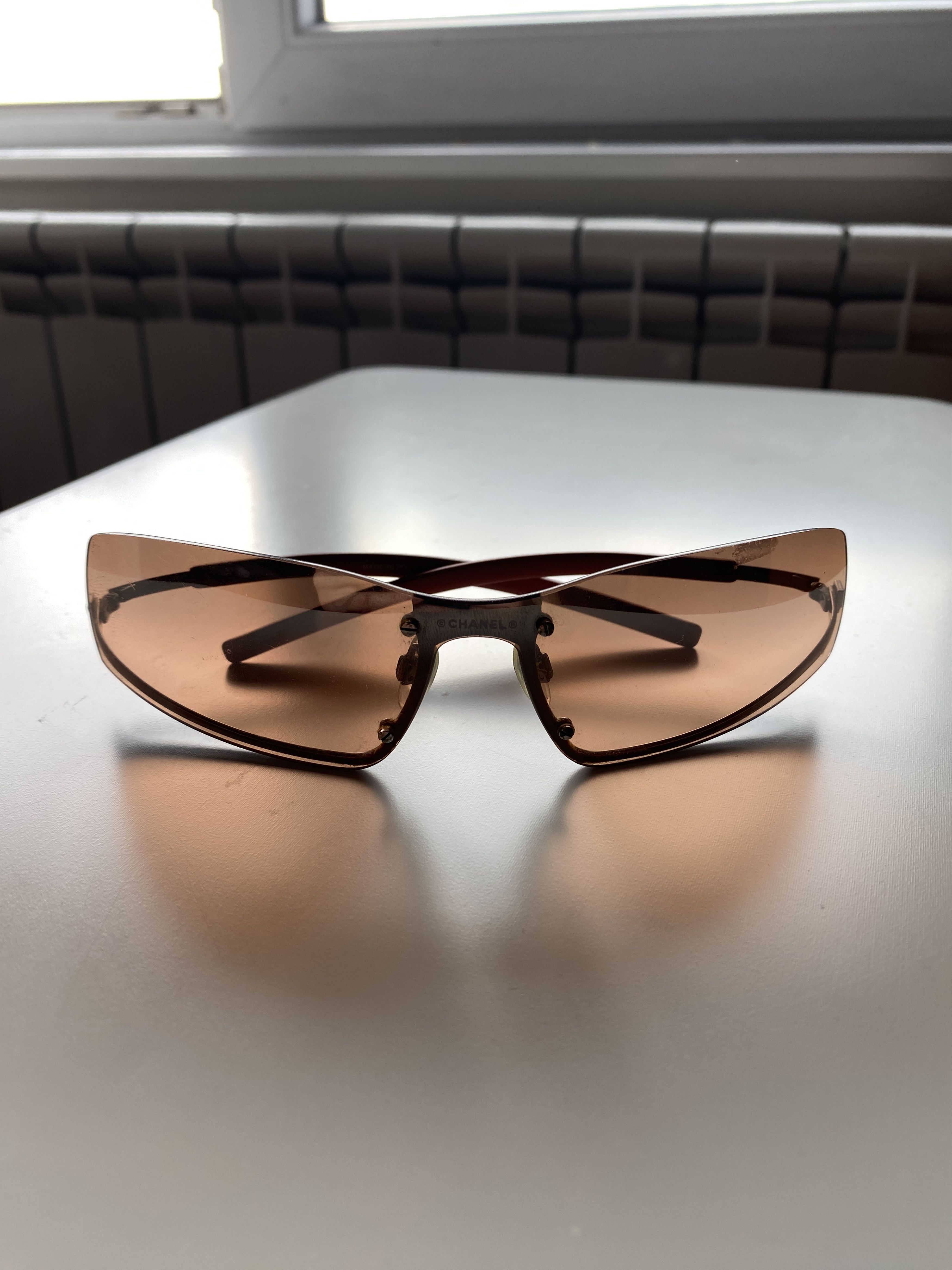 Chanel Vintage Chanel Orange Sunglasses Size ONE SIZE - 2 Thumbnail