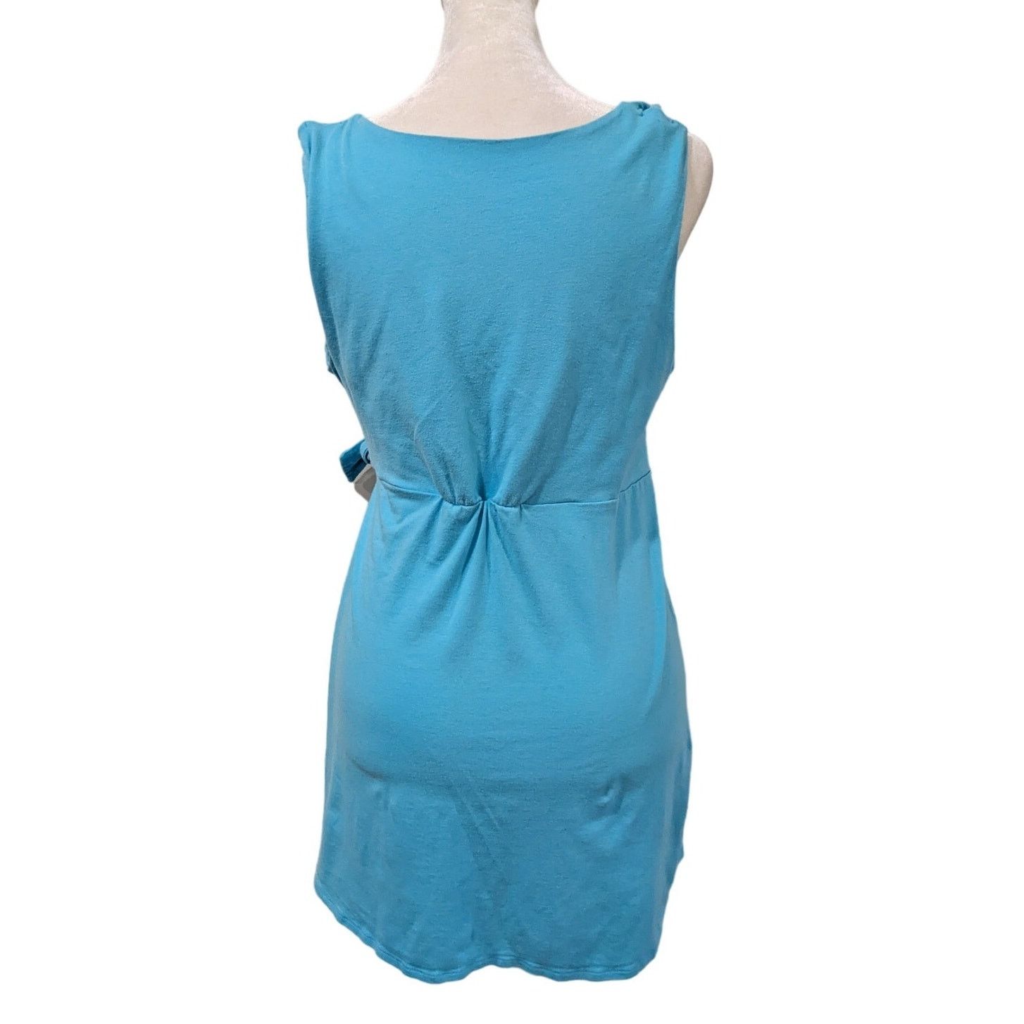 Athleta Athleta Leto Ocean Blue Side Tie Vacation Tunic Large Size L / US 10 / IT 46 - 3 Thumbnail