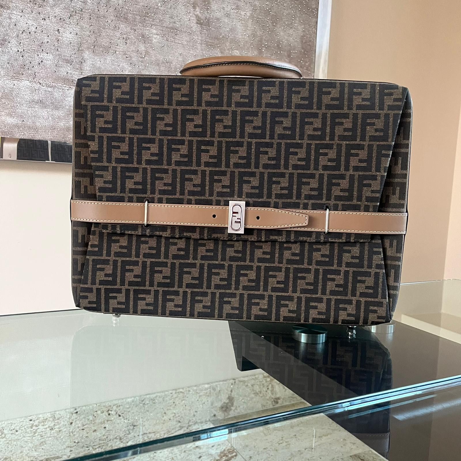 Suitcase / Luggage / Briefcase Leather Interior Monogram