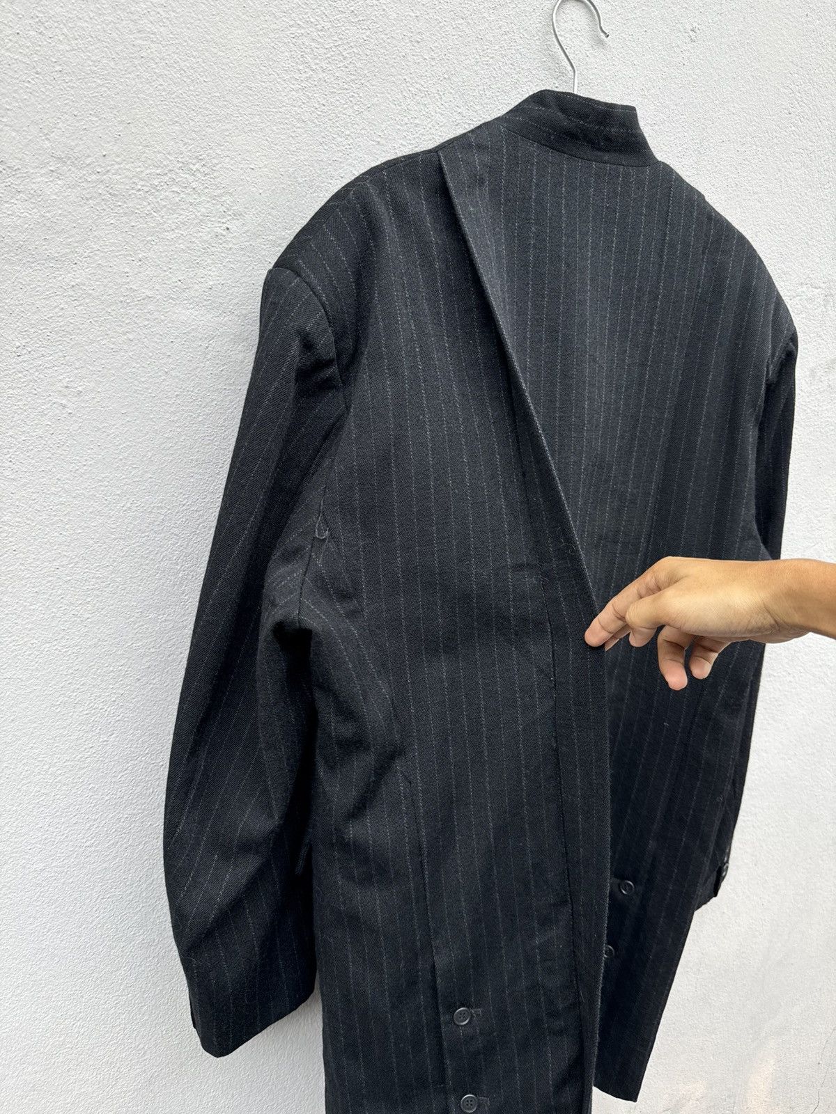 Japanese Brand Japanese Designer MR.BOGEY Asymmetrical Silhouette Baggy Fit Size 48L - 12 Thumbnail
