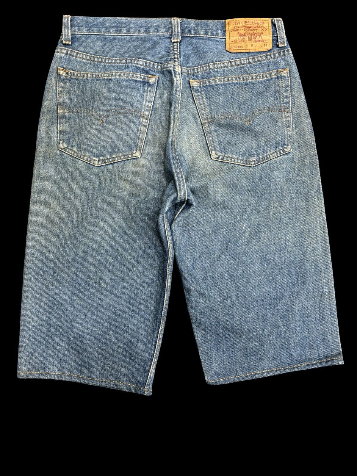 Levi's 💥Vintage 90s💥Vintage Levis 501xx Original Short Denim F517 Size US 30 / EU 46 - 1 Thumbnail