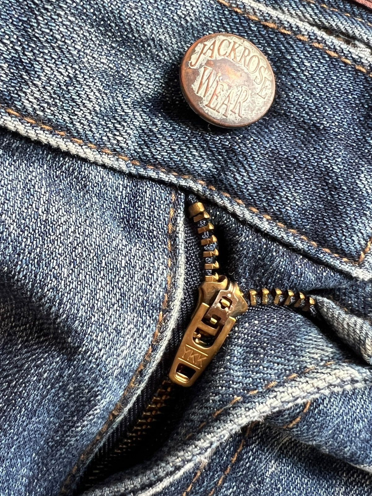 JACKROSE Jackrose Distressed Whiskers Flare Denim Size US 34 / EU 50 - 15 Thumbnail