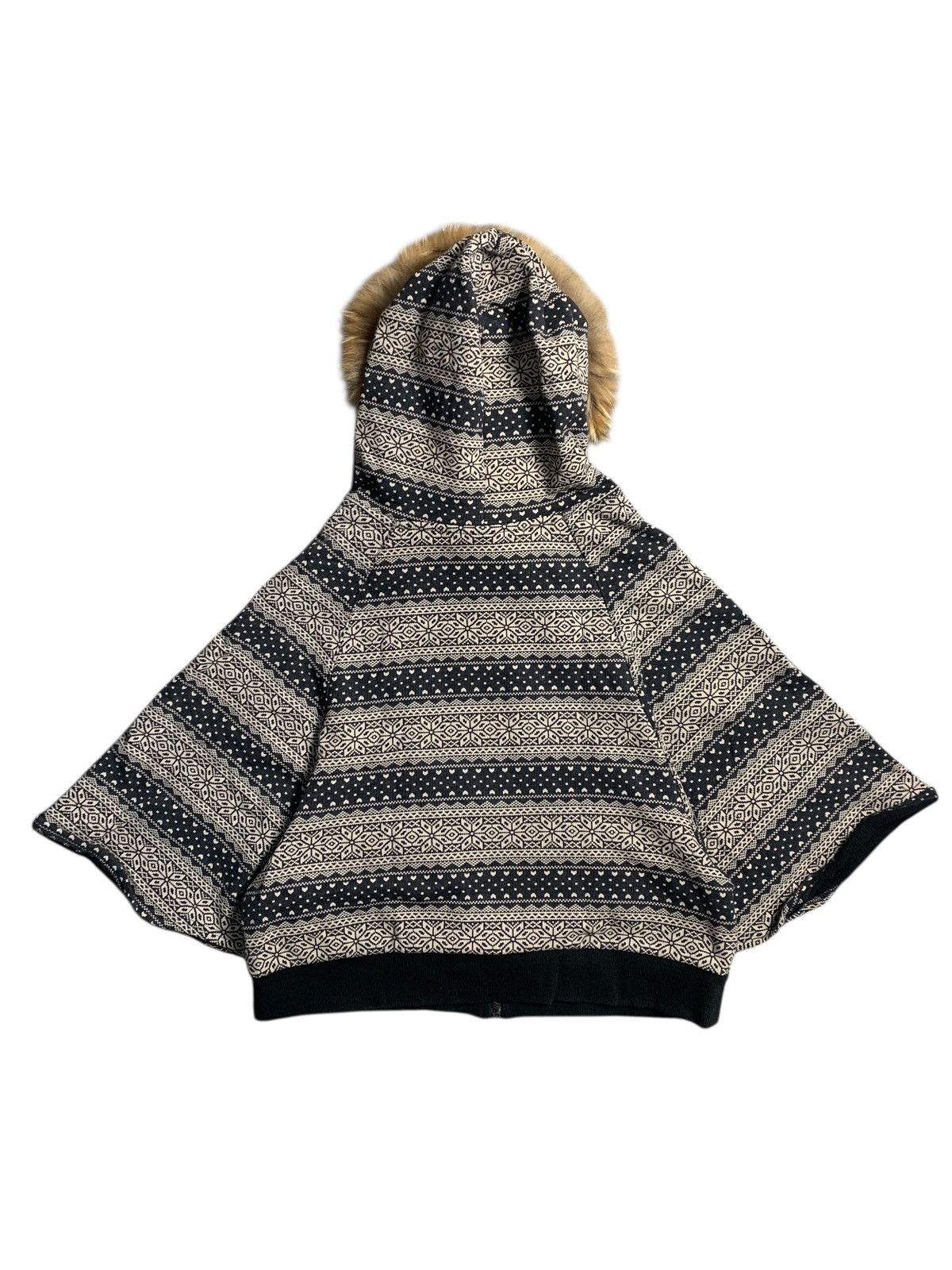 20471120 AISR CAT NAVAJO BIG POCKET FUR ZIP HOODIE ISSEY YOHJI STYLE Size US M / EU 48-50 / 2 - 4 Thumbnail