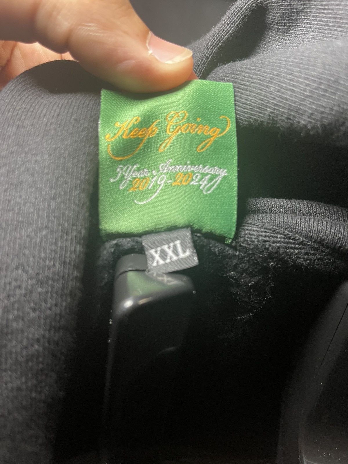 Midnight Organic 5 year anniversary hoodie Size US XXL / EU 58 / 5 - 4 Thumbnail
