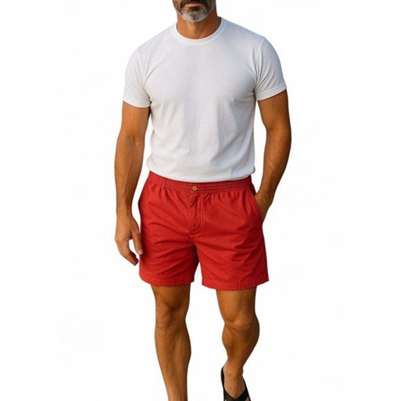 Ralph Lauren NWT Polo Ralph Lauren Polo 5" Stretch Elastic Chino Shorts Size US 40 / EU 56 - 4 Thumbnail