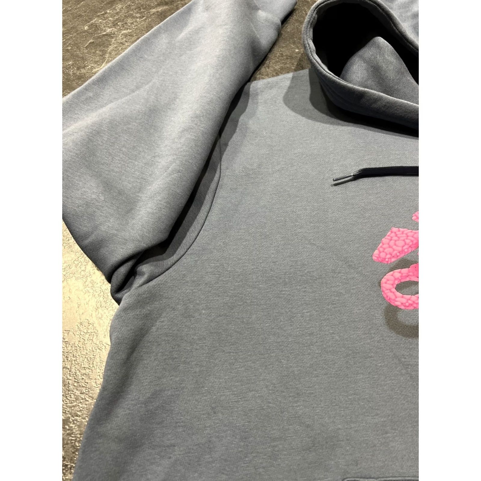 Adidas Adidas Hoodie Men XL Relax With Boost Pullover Hooded Fleece Cotton Blend Blue/Pink Size US XL / EU 56 / 4 - 2 Thumbnail