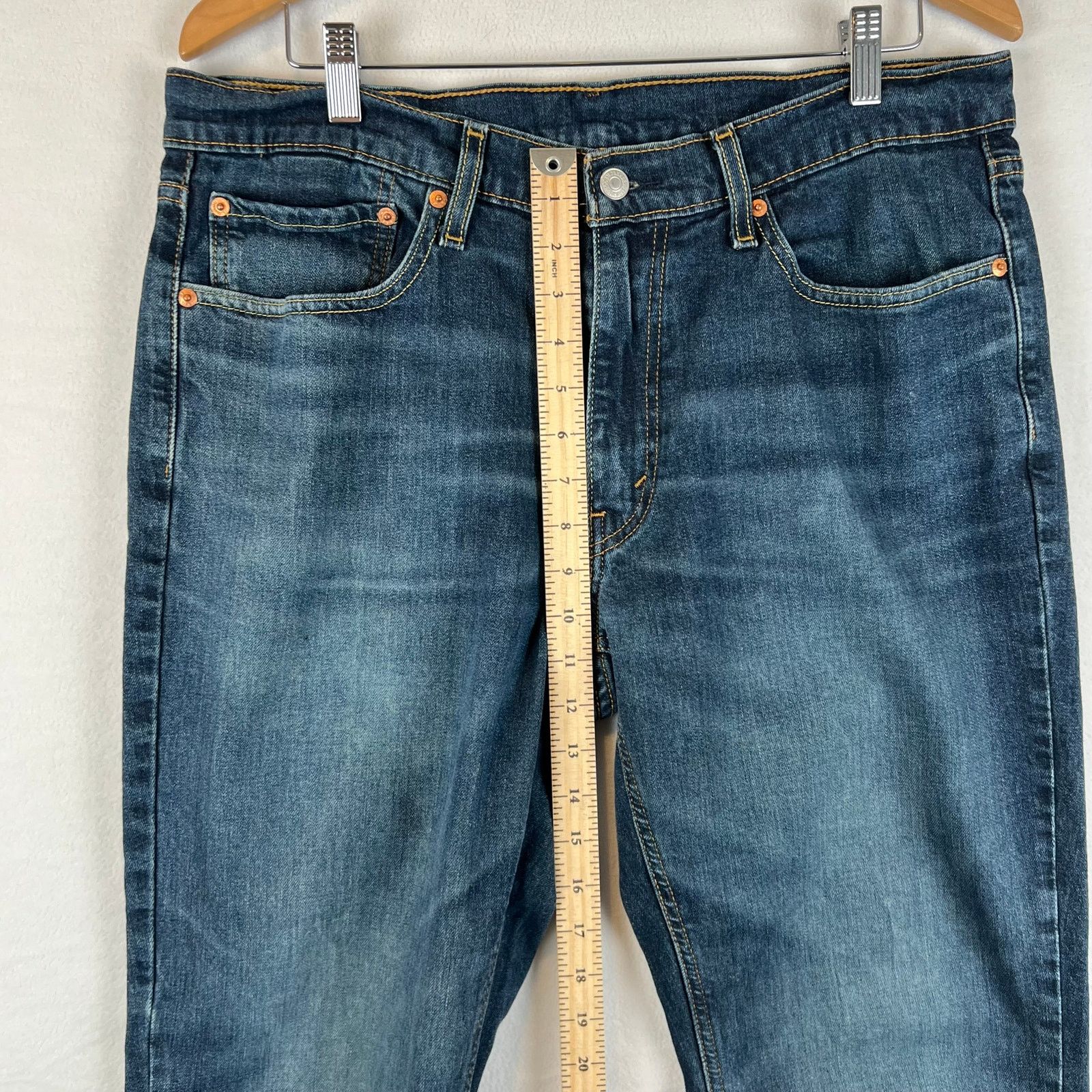 Levi's Levis 541 Jeans Mens 35x30 Blue Athletic Tapered Denim Size US 35 - 8 Thumbnail