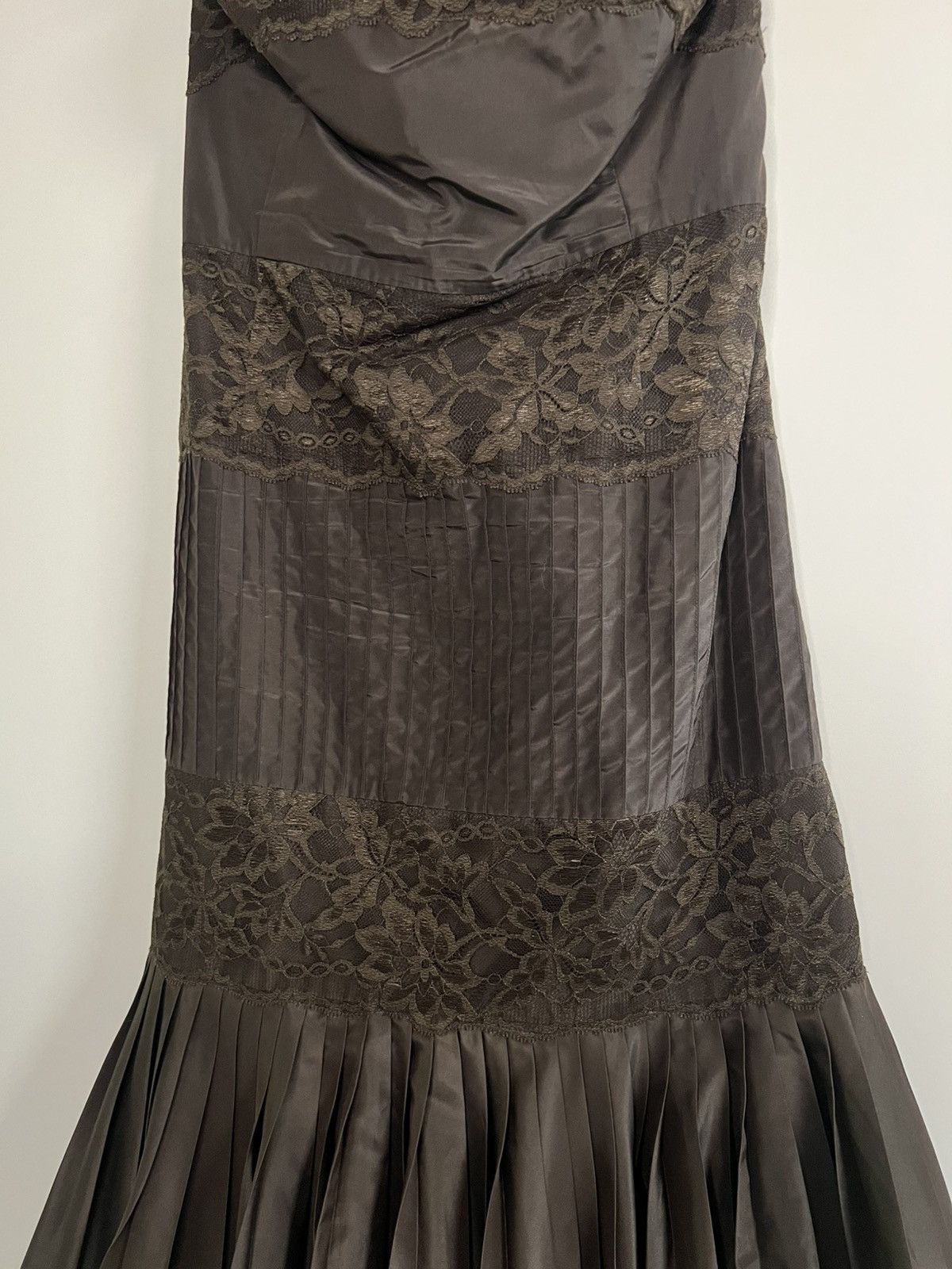 Banana Republic × Vintage Y2K Banana Republic Silk Blend Western Formal Dress Size M / US 6-8 / IT 42-44 - 9 Thumbnail
