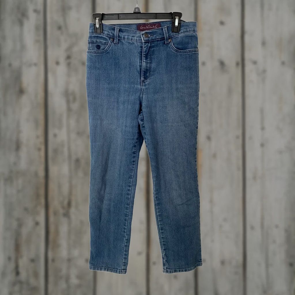 Gloria Vanderbilt Gloria Vanderbilt Jeans Straight Blue 8P Petite Womens Size 30" / US 8 / IT 44 - 1 Thumbnail