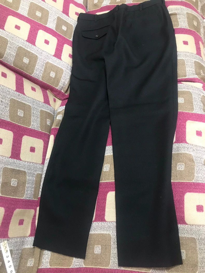 Comme des Garcons Comme Des Garcons SBlack straight wool pants 2502-Nextarrow Size US 27 - 7 Thumbnail
