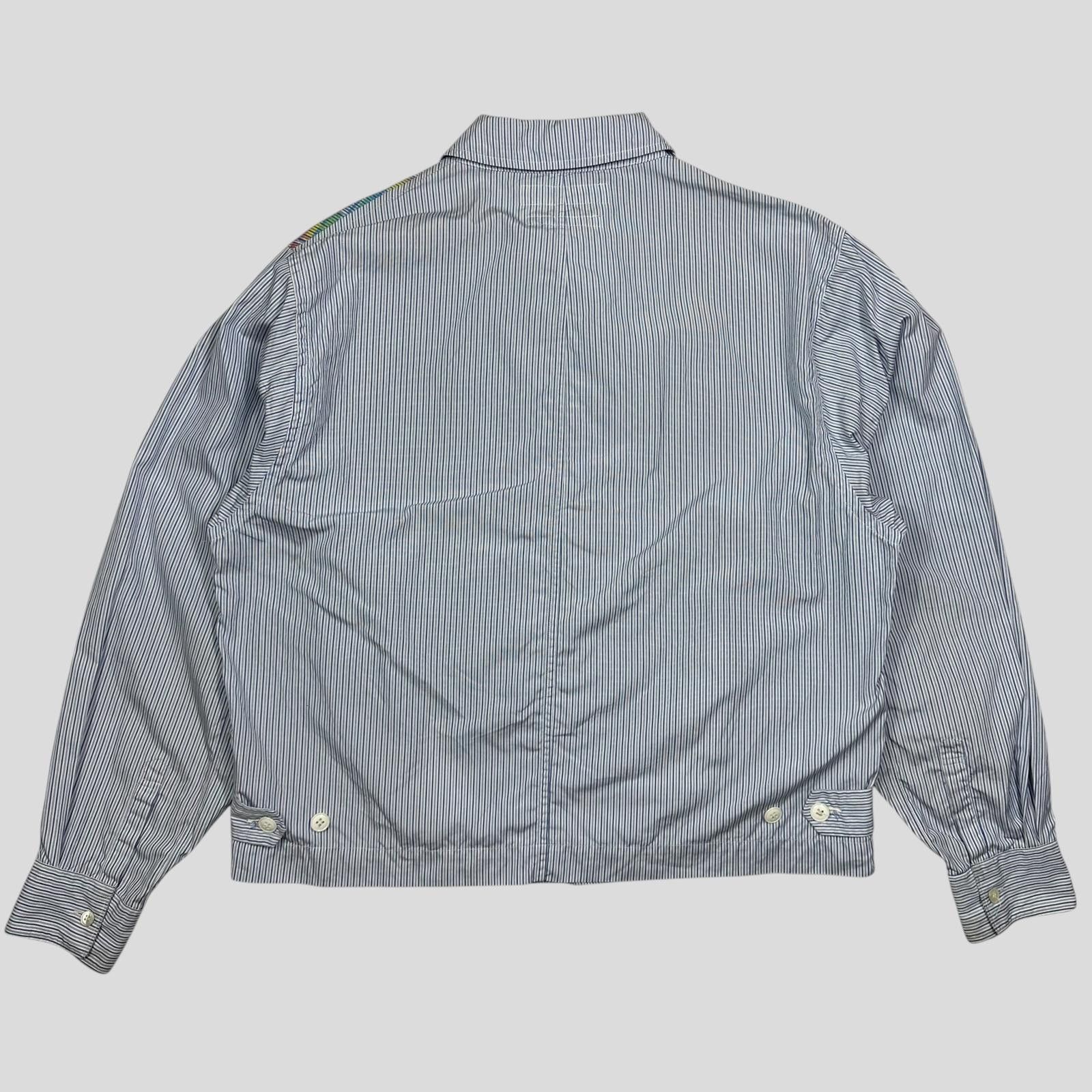 Comme des Garcons Comme Des Garçons SHIRT 90s Plaid Striped Boxy Work Jacket M Size US M / EU 48-50 / 2 - 5 Thumbnail