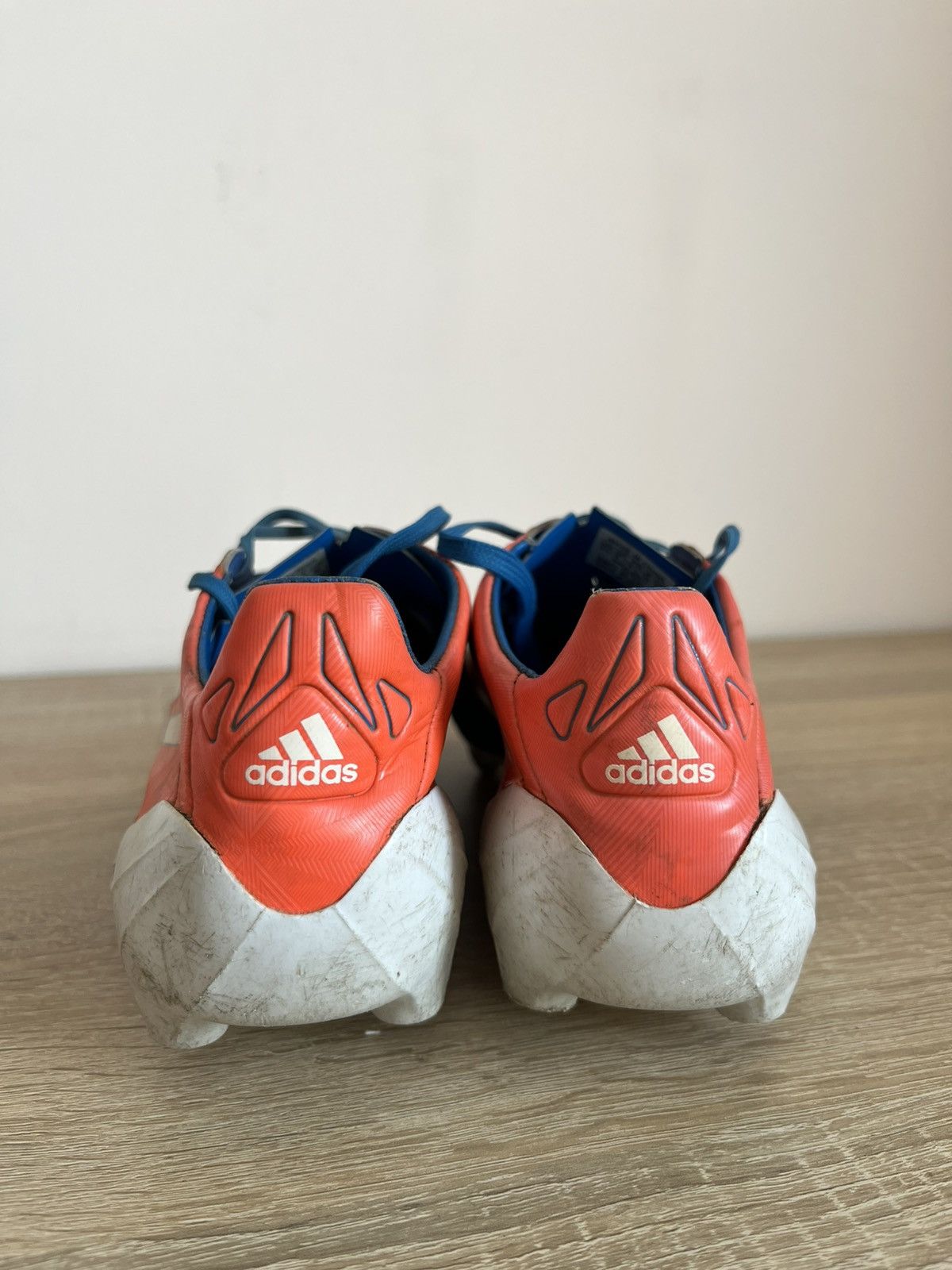 Vintage Adidas F50 adizero Leather Elit Orange boots Size US 9 / EU 42 - 4 Thumbnail