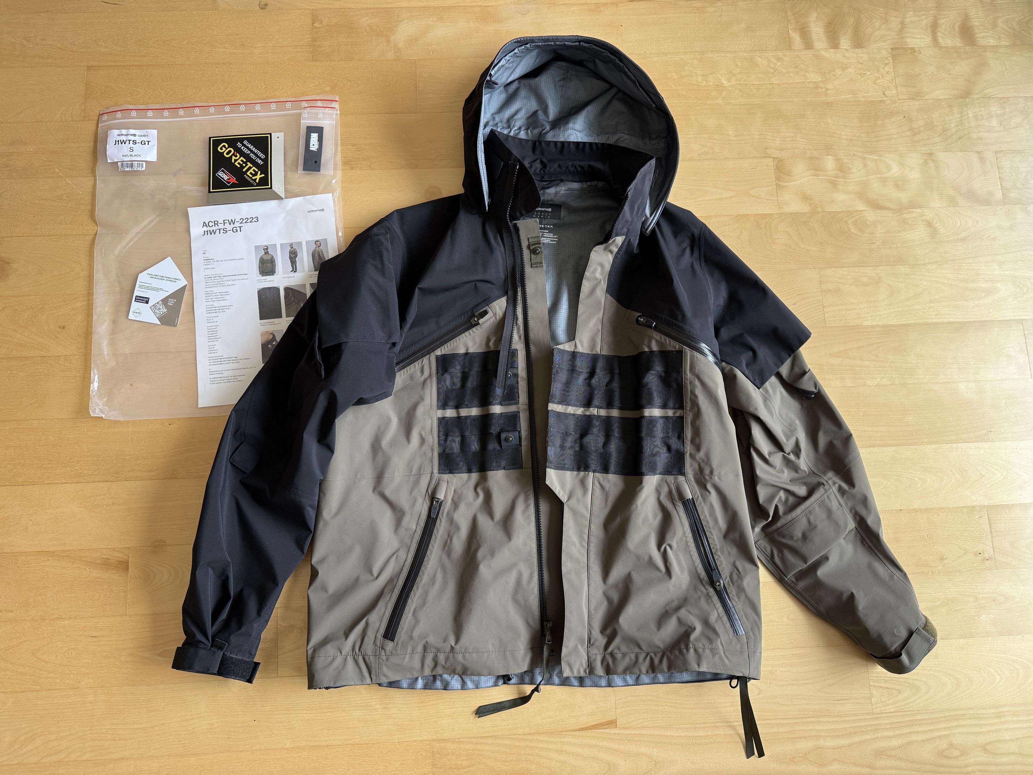 Acronym J1TS-S HD Gabardine Tec Sys Interops Jacket Size M