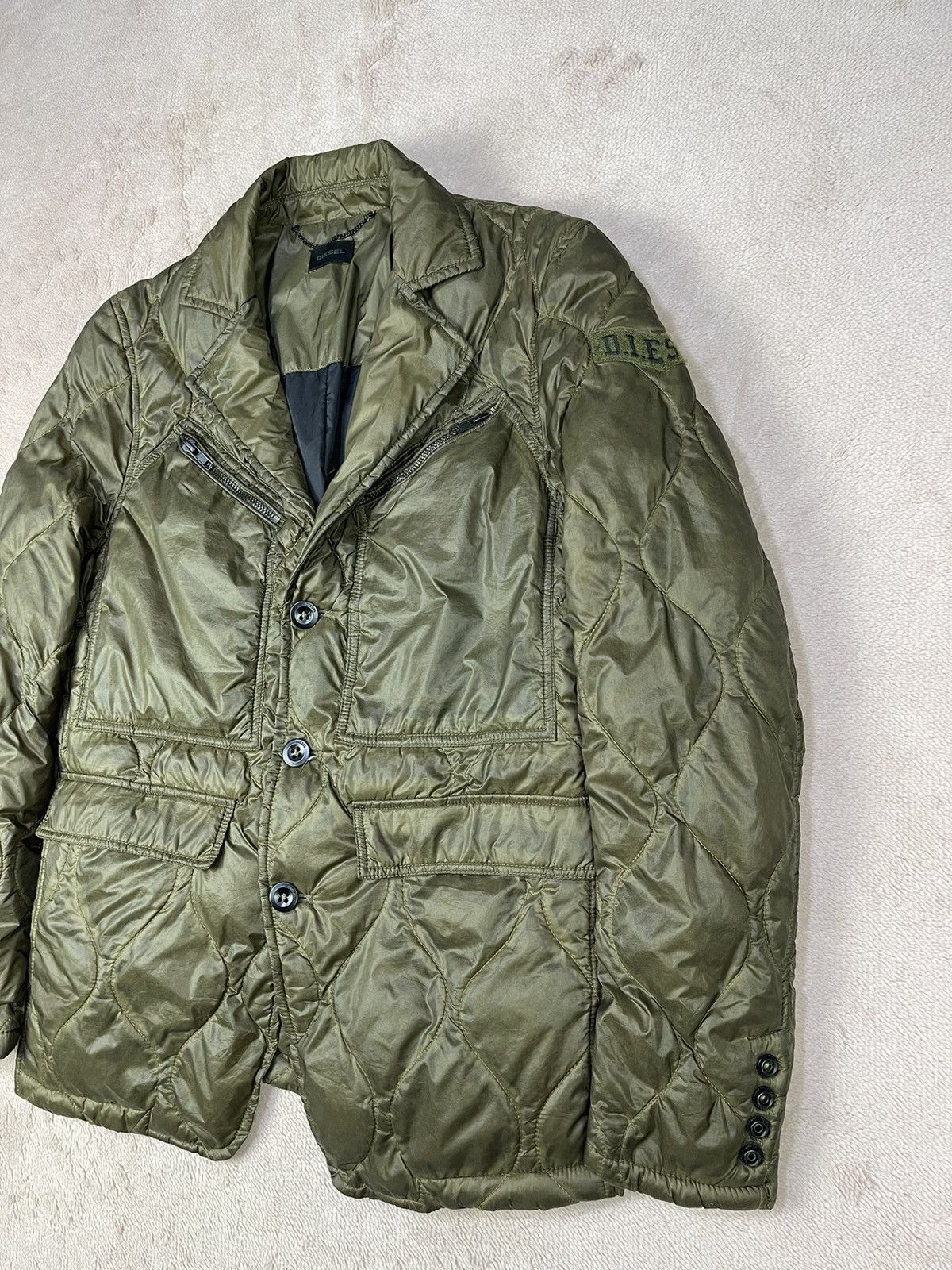 Diesel DIESEL Quilted Nylon Suit Down Jacket Size US XS / EU 42 / 0 - 4 Thumbnail