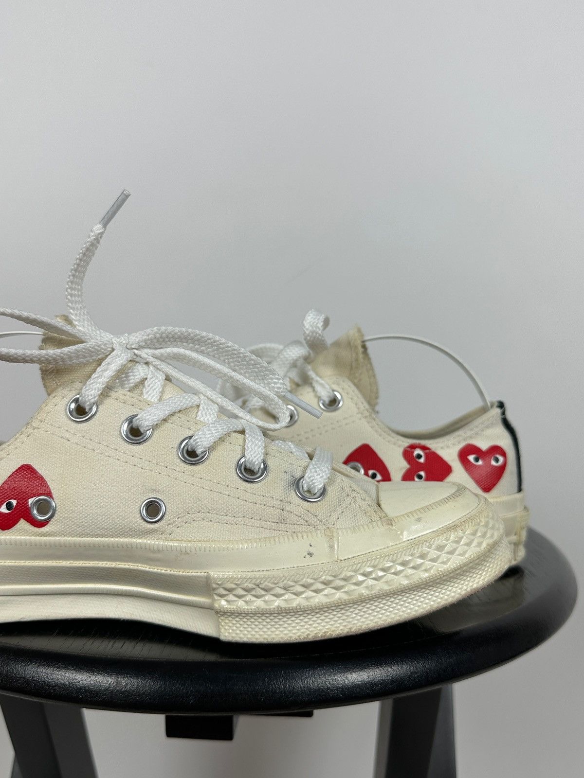 Comme des Garcons Comme Des Garçons x Chuck Taylor Converse All Star Low Top Size US 5 / IT 35 - 18 Thumbnail