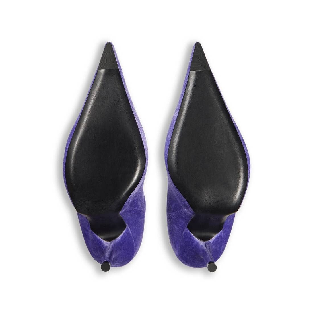 Balenciaga o1w1db10625 Knife 110mm Booties in Lilac Size US 9 / IT 39 - 6 Thumbnail