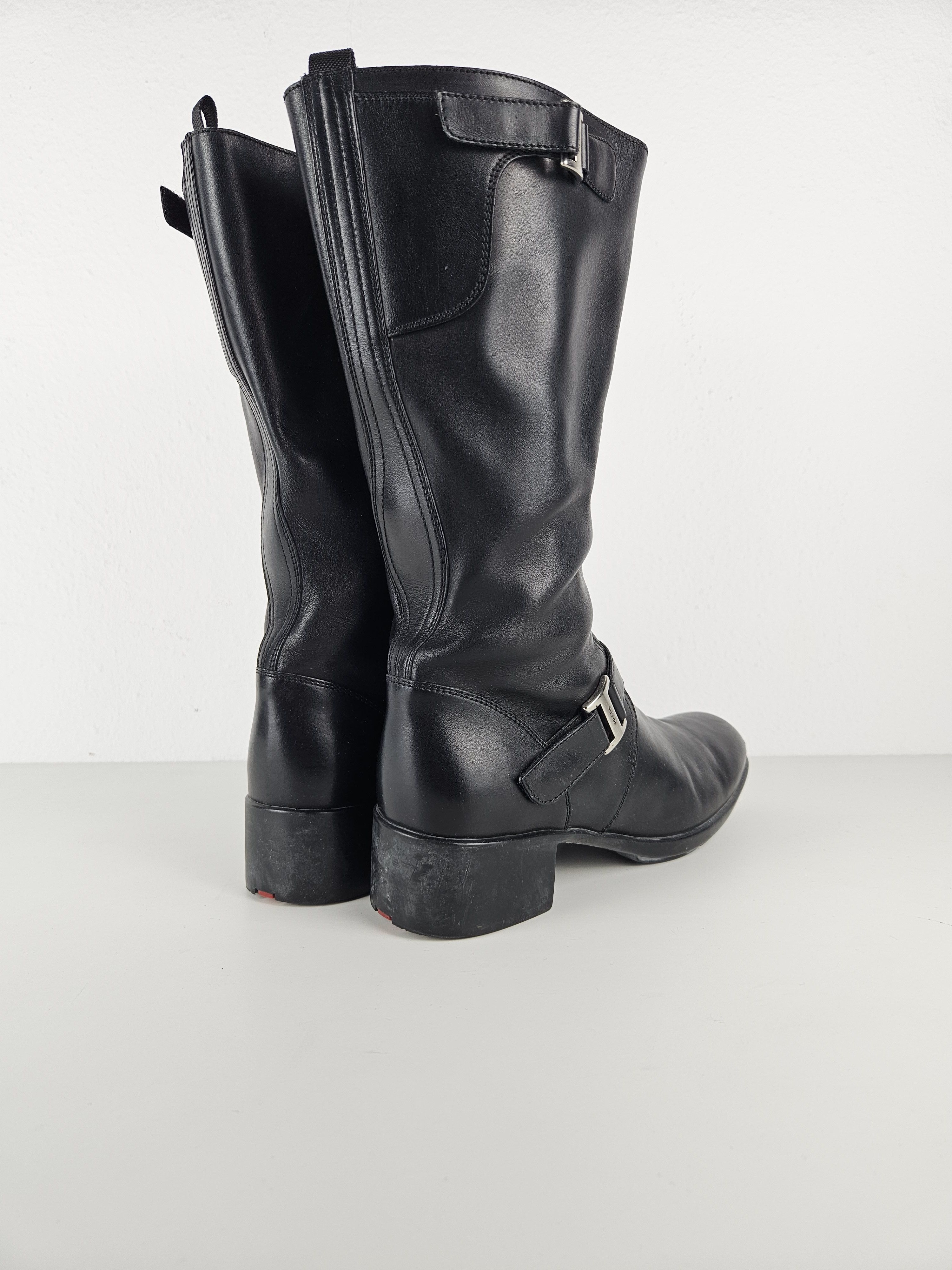 Prada Archive Prada leather buckled riding boots Size US 9 / IT 39 - 6 Thumbnail