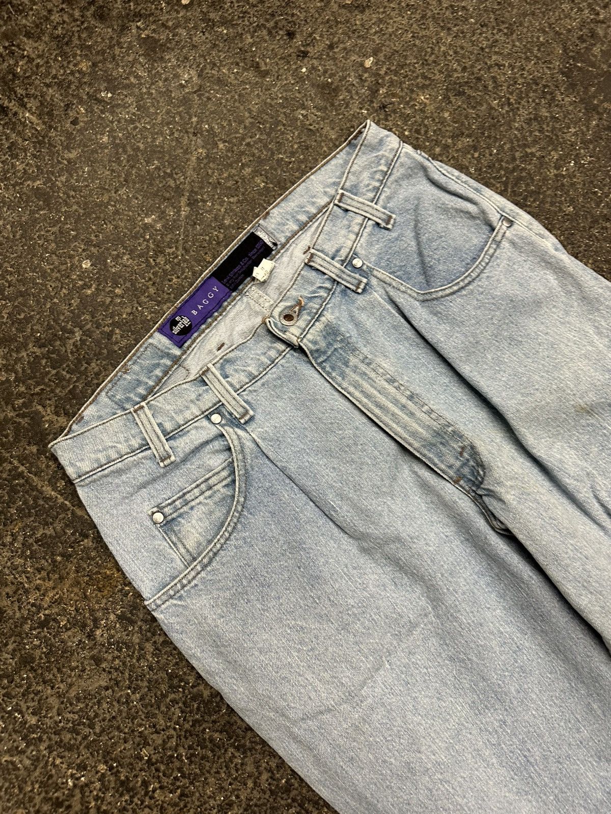Levi's Y2k levis silvertab baggy jeans Size US 36 / EU 52 - 5 Thumbnail