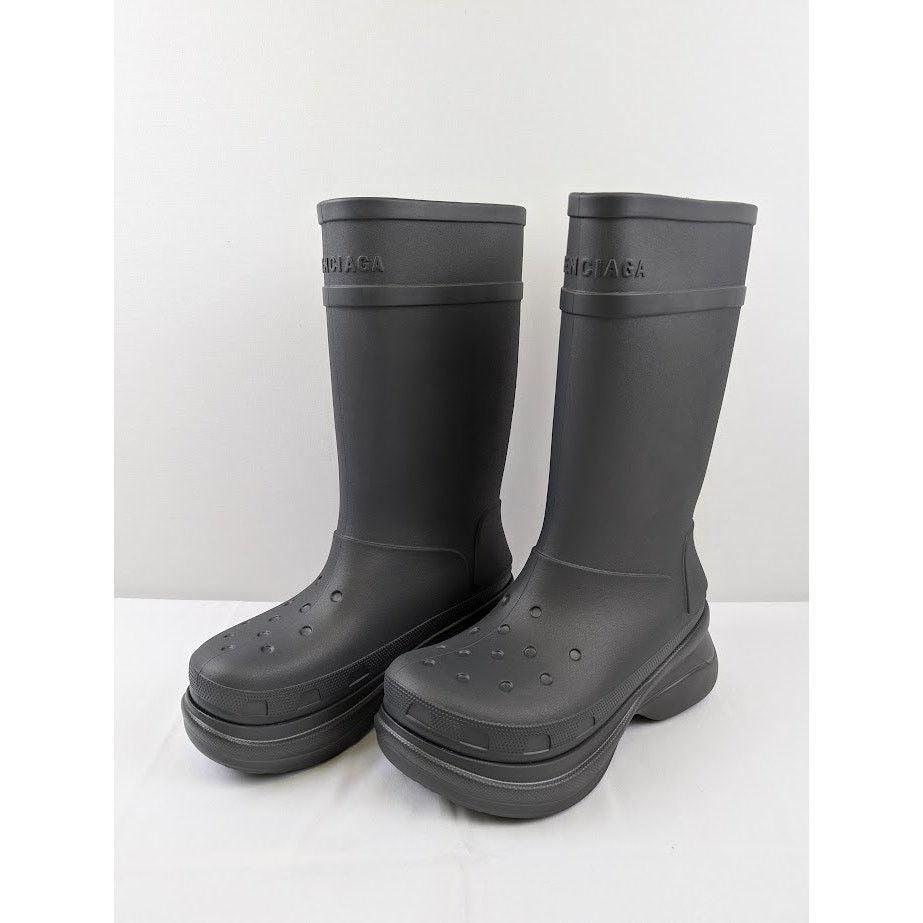 Balenciaga × Crocs o1rshd1 Q:4 / Crocs Rubber Boots in Grafite Size US 11 / EU 44 - 12 Thumbnail
