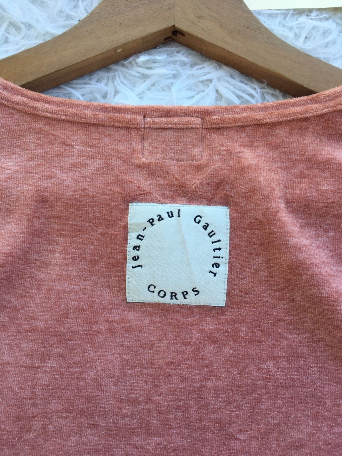 Jean Paul Gaultier Rare Vintage Jean Paul Gaultier Homme Velvet Tshirt Size US M / EU 48-50 / 2 - 18 Thumbnail