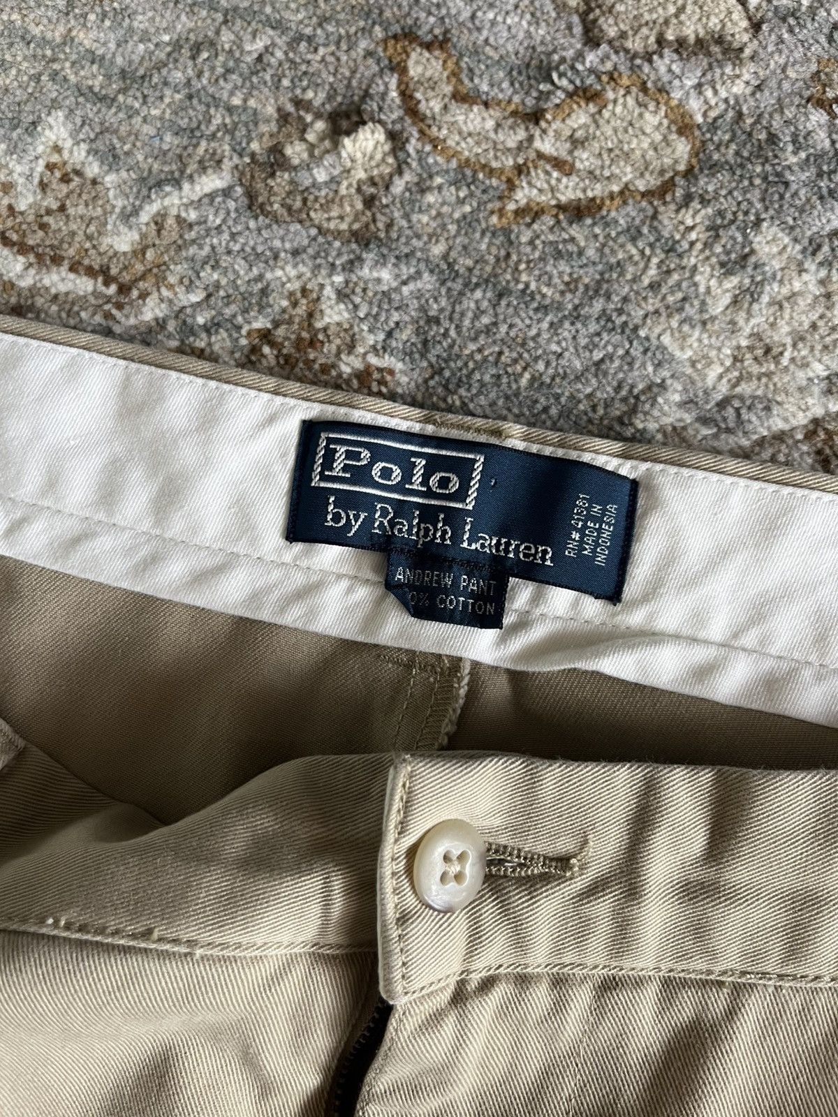 Polo Ralph Lauren POLO RALPH LAUREN COTTON PLEATED CHINO PANT 38x32 Size US 38 / EU 54 - 2 Thumbnail