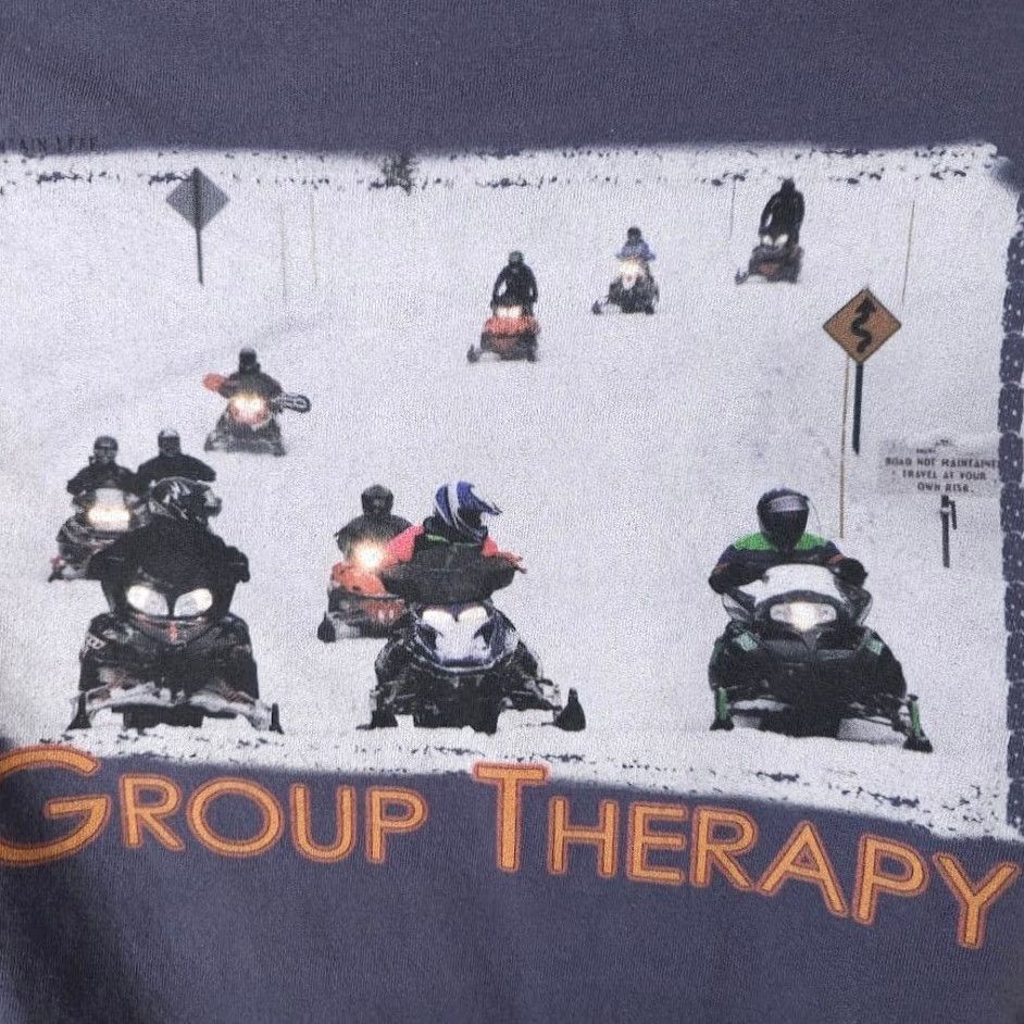 The Mountain Snowmobiling Alaska T Shirt Mens Size Small Gray Group Therapy Travel Tee Size US S / EU 44-46 / 1 - 5 Thumbnail