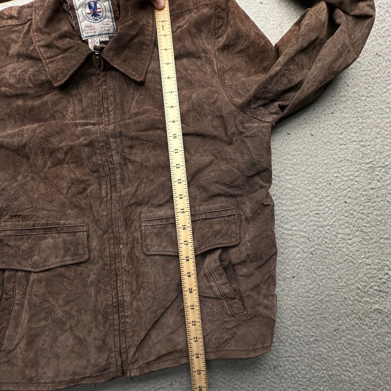 Other Vintage JLC Bomber Suede Leather Jacket Mens Medium Size US M / EU 48-50 / 2 - 5 Thumbnail