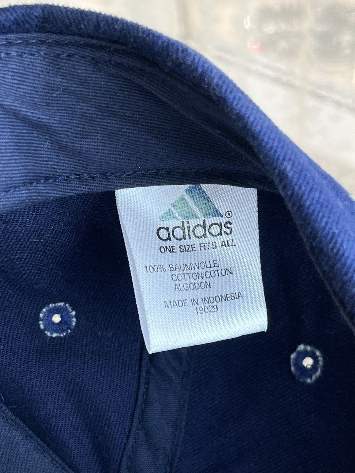 Adidas × Vintage Adidas 1998 France Football World Cup Hat Cap Soccer 90s Size ONE SIZE - 7 Thumbnail