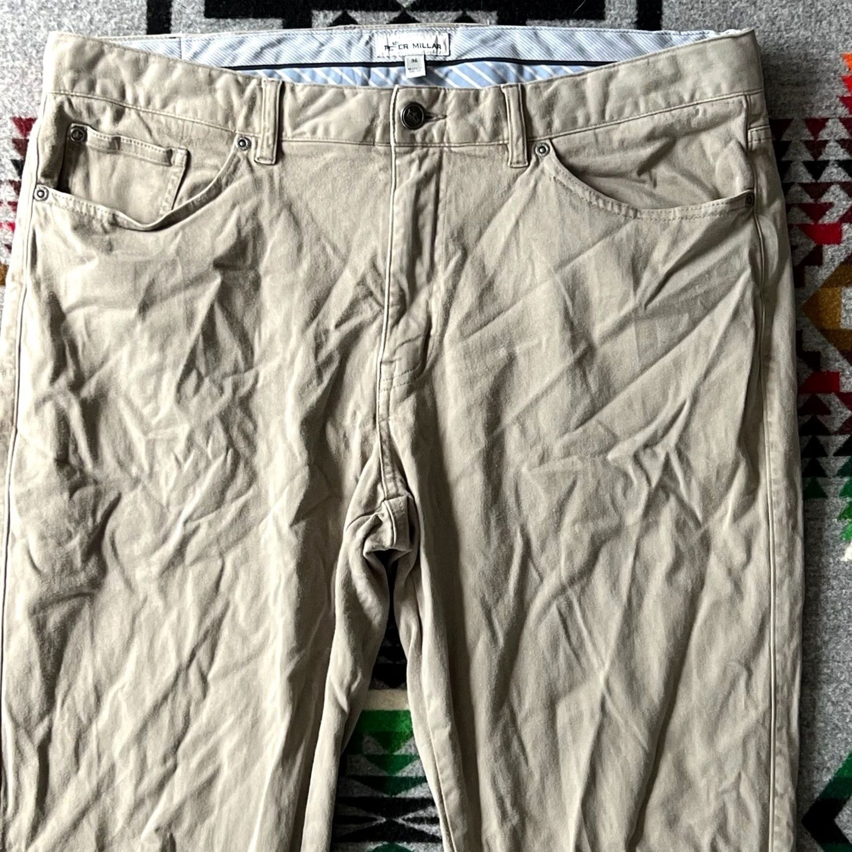 Peter Millar Peter Millar Pants Mens 36 Gray Stretch Performance Chino Golf A4 Size US 36 / EU 52 - 7 Thumbnail